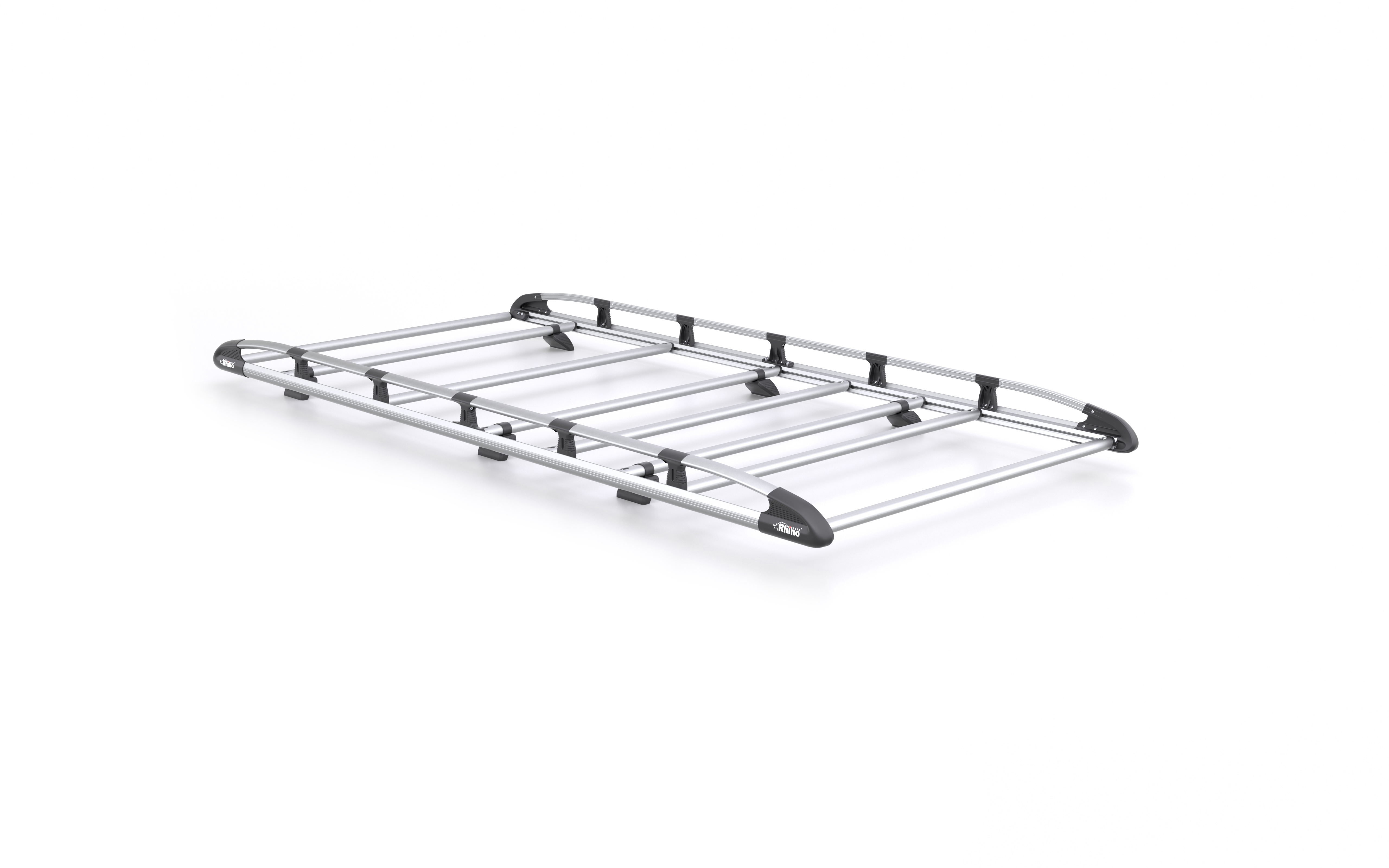 Rhino KammRack Aluminium Van Roof Rack - Renault Trafic 2014 On LWB Low Roof (L2H1) Tailgate Rear Door - K632