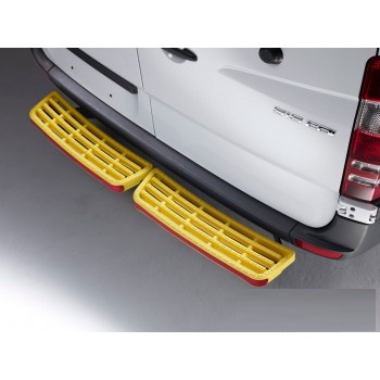 Rhino AccessStep - Twin Yellow - No Reversing Sensors - Renault Trafic 2002-2014 - SS201Y