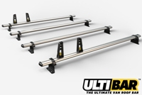 4 Bar Heavy Duty Aluminium Roof Bars For The Vauxhall Movano Pre 2010 Van VG134-4