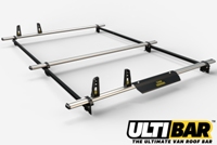 3 Bar Heavy Duty Roof Bars For The Low Roof Nissan Primastar Swb Van VG182-3-SWB