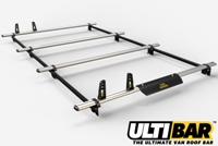 4 Bar Heavy Duty Roof Bars For The Low Roof Renault Trafic Lwb Pre Oct 2014 Van VG182-4-LWB