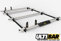 4 Bar Heavy Duty Roof Bars For The Low Roof Renault Trafic Swb Pre Oct 2014 Van VG182-4-SWB