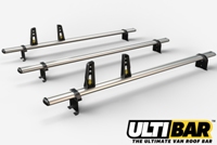 3 Bar Heavy Duty Roof Bars For Iveco Daily 2000 Up To 2014 The Medium H2 and Hi Roof H3 Van VG208