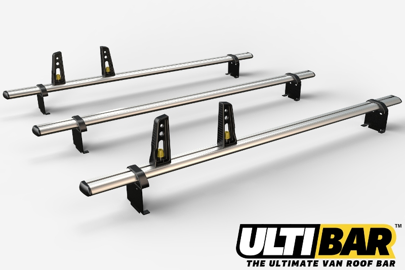 3 Bar Heavy Duty Roof Bars For The Lwb High Roof Renault Trafic Oct 2014 Onwards Van VG211-3