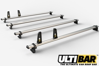 Ulti Bar+ Aluminium 4 Bar System - VW Crafter 2017 On MWB High Roof (L3H3) - VG336-4