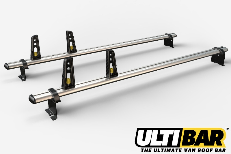 2 Bar Heavy Duty Roof Bars For The Low Roof Toyota Proace Long L3H1 Van July 2016 Onwards VG333-2