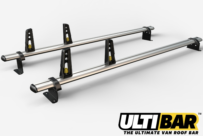 2 Bar Heavy Duty Aluminium Roof Bars For The Ex Lwb Mercedes Vito 2004 On VG264-2-EL