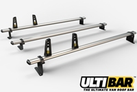 3 Bar Heavy Duty Aluminium Roof Bars For The Lwb Mercedes Vito 2004 On VG264-3-L