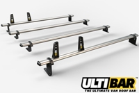 4 Bar Heavy Duty Aluminium Roof Bars For The Swb Mercedes Vito 2004 On VG264-4-C