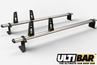 Ulti Bar+ 2 Bar Aluminium System - Fiat Doblo Van Mar 2010-2022 - VG284-2