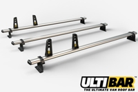 3 Bar Heavy Duty Aluminium Roof Bars For The Nissan NV400 Van VG286-3