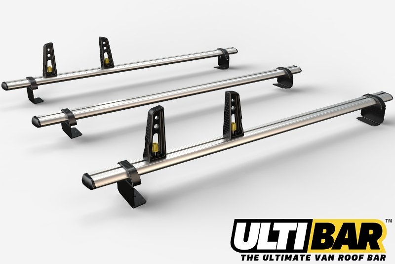 3 Bar Heavy Duty Roof Bars For The VW Caddy SWB L1 2021 Onwards VG341-3