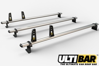 3 Bar Heavy Duty Roof Bars For The Lwb VW Volkswagen T6 Transporter Van VG263-3